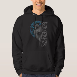 Berserker Bär Krieger Odin Runen Nordischer Kompas Hoodie