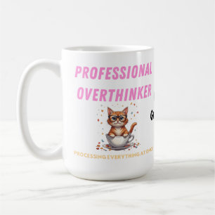 Berserker der Überdenker Verwandte Katzen Humor Kaffeetasse