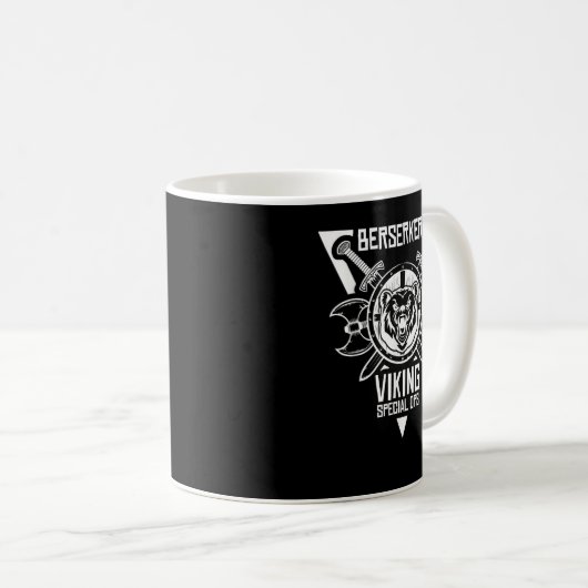 Berserker Shirt Viking Special Opa Bär Kaffeetasse (VorderseiteRechts)