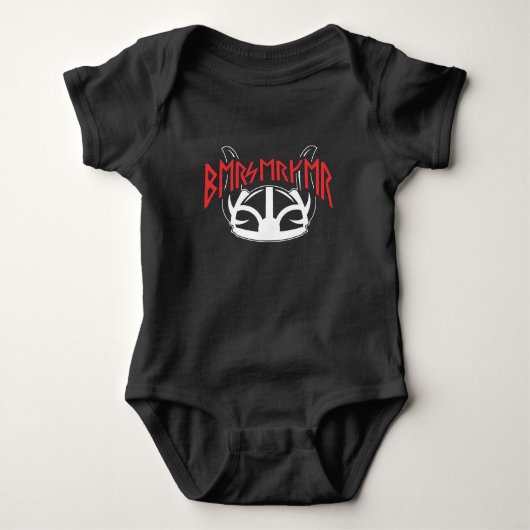 Berserker Viking Rune-Skandinavier-Heidentum Baby Strampler (Vorderseite)