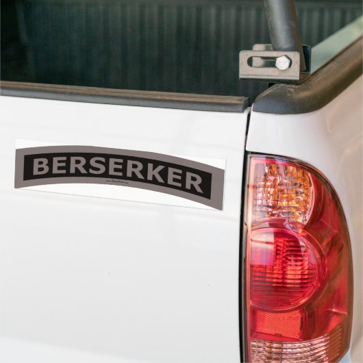 Berserker Vorsprung - überwunden Autoaufkleber (Auf Lkw)