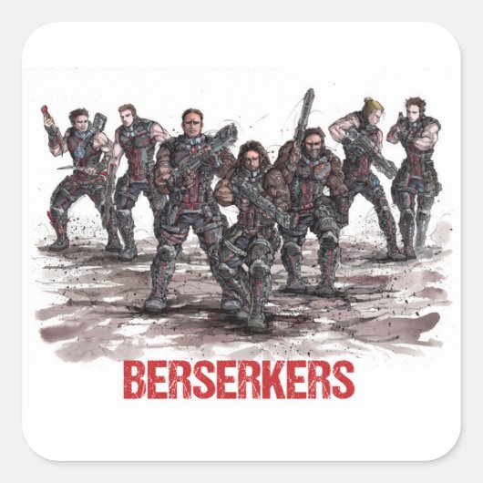 Berserkers Stickers (Vorderseite)