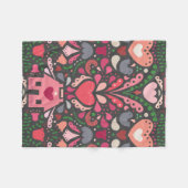 Bersten an den Nähten mit Liebe! Fleecedecke (Vorderseite (Horizontal))