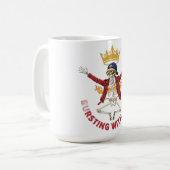 Berstend vor Coolness Kaffeetasse (Vorderseite Links)