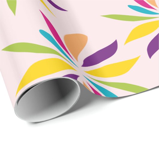 Berstfarben Geschenkpapier (Rolleneckpunkt)