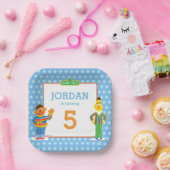 Bert and Ernie Birthday Pappteller (Party)