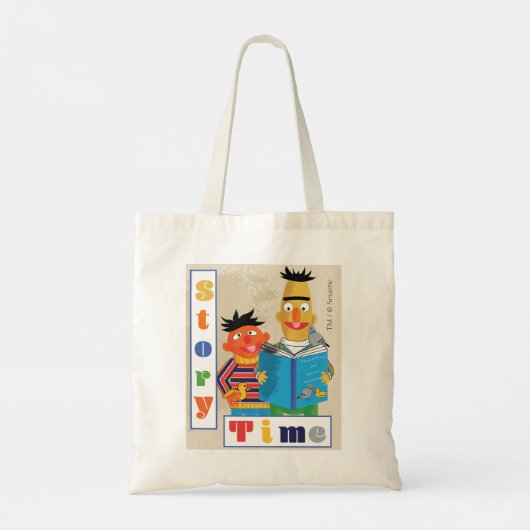 Bert and Ernie Library Story Time Tragetasche (Rückseite)