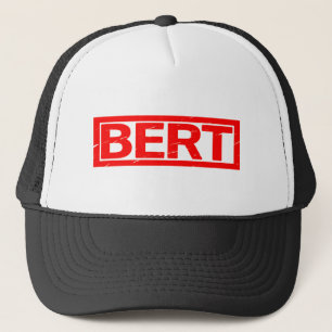 Bert-Briefmarke Truckerkappe