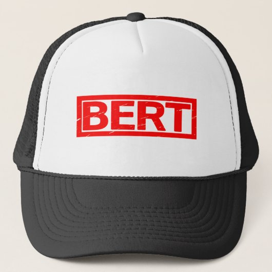 Bert Briefmarke Truckerkappe (Vorderseite)
