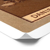 Bert Daniels Yankees Baseball 1912 Poster (Ecke)