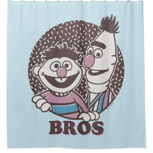 Bert & Ernie | Bros Duschvorhang (Vorderseite)