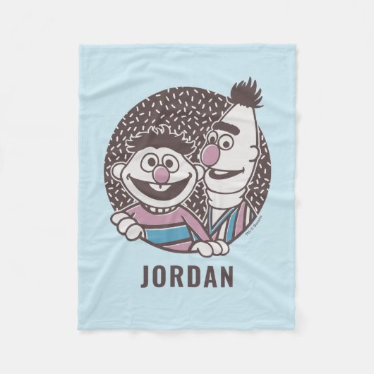 Bert & Ernie | Bros Fleecedecke (Vorderseite)