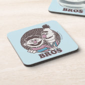 Bert & Ernie | Bros Getränkeuntersetzer (Linke Seite)