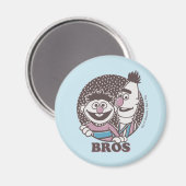 Bert & Ernie | Bros Magnet (Vorderseite/Rückseite)