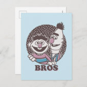 Bert & Ernie | Bros Postkarte (Vorne/Hinten)