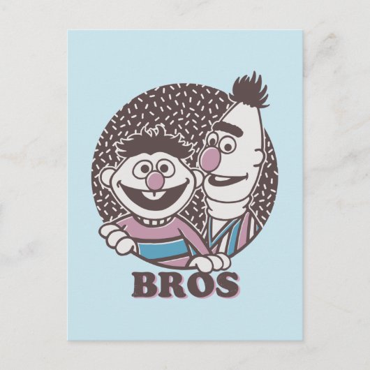 Bert & Ernie | Bros Postkarte (Vorderseite)