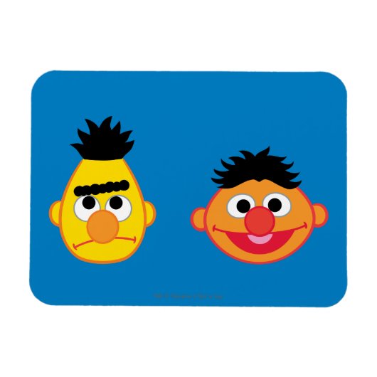 Bert & Ernie Emojis Magnet (Horizontal)