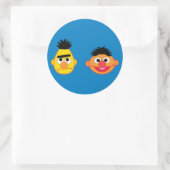 Bert & Ernie Emojis Runder Aufkleber (Tasche)