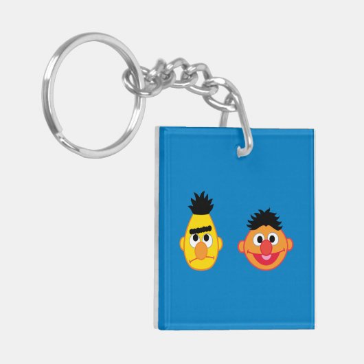 Bert & Ernie Emojis Schlüsselanhänger (Vorderseite links)