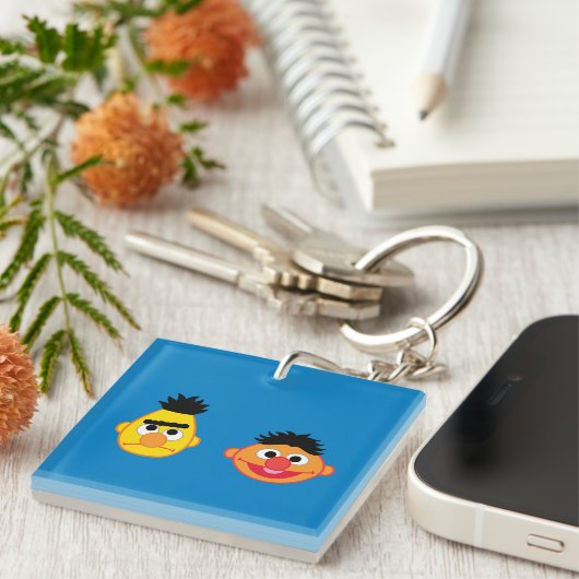 Bert & Ernie Emojis Schlüsselanhänger (Vorderseite rechts)