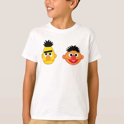 Bert & Ernie Emojis T-Shirt (Vorderseite)