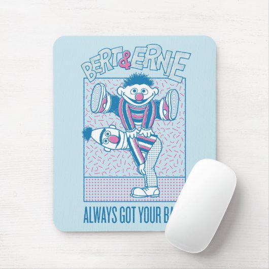 Bert & Ernie | Immer den Rücken Got Mousepad (Mit Mouse)
