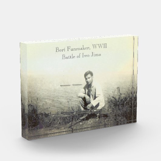 Bert Funmaker WWII Fotoblock (Links)