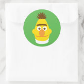Bert Gesicht Runder Aufkleber (Tasche)