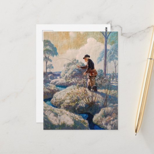 Bert McCorrison von Newell Convers Wyeth Postkarte (Vorderseite/Rückseite Beispiel)