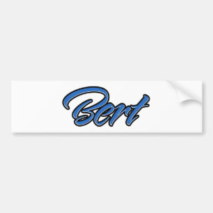 Bert Name blue Aufkleber Sticker Autoaufkleber
