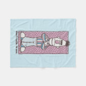 Bert | Sprich nicht mit mir Fleecedecke (Vorderseite (Horizontal))