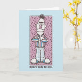 Bert | Sprich nicht mit mir Karte (Gelbe Blume)