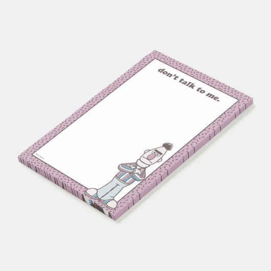 Bert | Sprich nicht mit mir Post-it Klebezettel (angewinkelt)