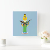 Bert Stehend Quadratische Wanduhr (Zuhause)