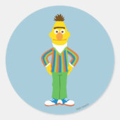 Bert Stehend Runder Aufkleber (Vorderseite)