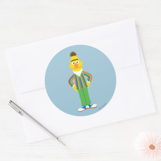 Bert Stehend Runder Aufkleber (Umschlag)