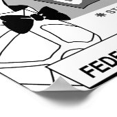 Bert the Turtle Says Poster (Ecke)