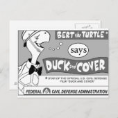Bert the Turtle Says Postkarte (Vorne/Hinten)