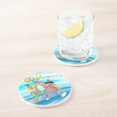 Bert und Ernie Birthday Balloons Getränkeuntersetzer (Seite)