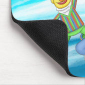 Bert und Ernie Birthday Balloons Mousepad (Ecke)