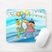 Bert und Ernie Birthday Balloons Mousepad (Mit Mouse)