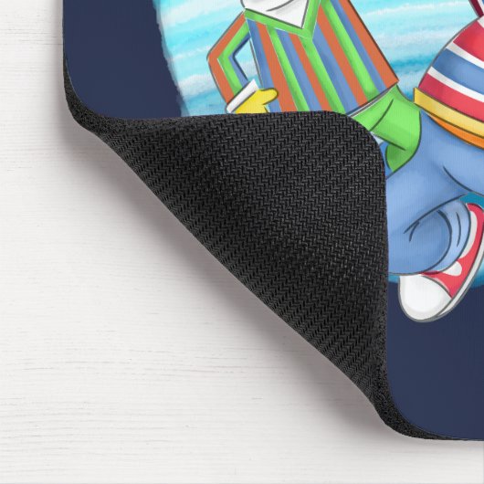 Bert und Ernie Birthday Balloons Mousepad (Ecke)