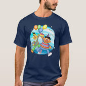 Bert und Ernie Birthday Balloons T-Shirt (Vorderseite)