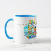 Bert und Ernie Birthday Balloons Tasse (Links)