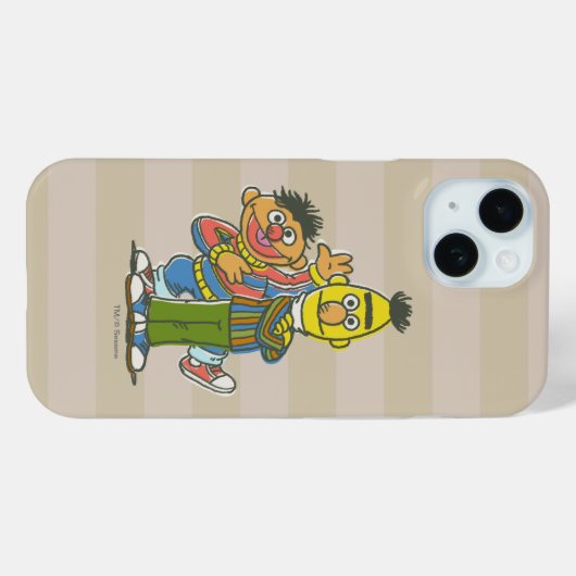 Bert und Ernie Classic Style Case-Mate iPhone Hülle (Rückseite (Horizontal))