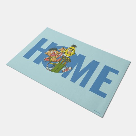 Bert und Ernie Classic Style Fußmatte (Schrägansicht)
