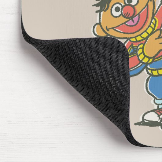 Bert und Ernie Classic Style Mousepad (Ecke)