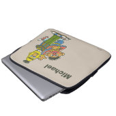 Bert und Ernie Classic Style | Name hinzufügen Laptopschutzhülle (Vorne Knopf)