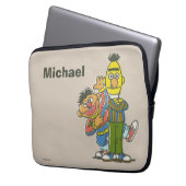 Bert und Ernie Classic Style | Name hinzufügen Laptopschutzhülle (Vorderseite Links)