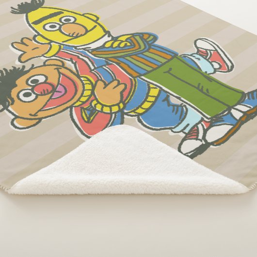 Bert und Ernie Classic Style Sherpadecke (3/4)